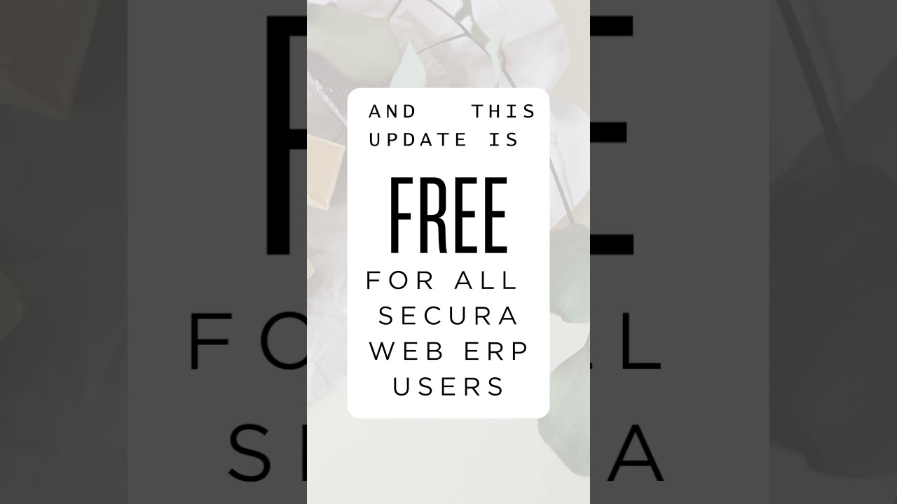 Send Unlimited Business Messages with Secura Web ERP! 