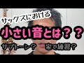 【サックス演奏解説】小さい音を出すということは？？サブトーン？クリアトーン？はたまた練習用？