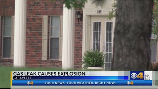 Gas leak causes explosion in Lafayette