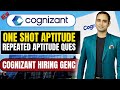 Cognizant Aptitude Actual Questions | Cognizant Aptitude Assessment |  Exact Questions