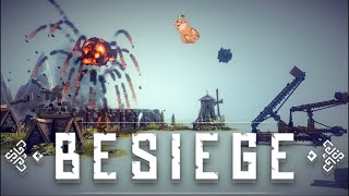 【Besiege】最強の攻城兵器を作り出せ！【ねこなるもの】