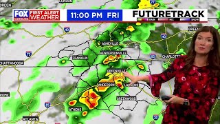 Showers linger overnight into the day Friday; conditions clear out by Sunday