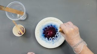 картинка: #2295 Redemption (Надеюсь) Resin Blob Larimar Pour