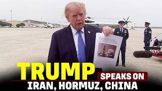 WATCH LIVE: President Trump speaks on Iran, Hormuz I Tariff I China I Elon Musk I USA