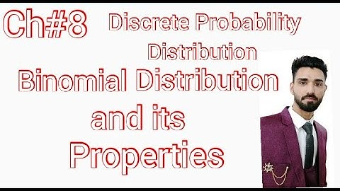 Properties of Binomial Probability distribution Ch 8 2020 amazing hints (2) | Statistics Tutor