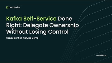 Kafka Self-Service Done Right: Delegate Ownership Without Losing Control