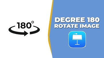 How to Rotate image 180 Degree in Apple Keynote