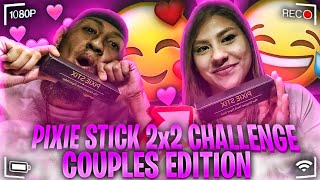 Pixie Stick 2x2 Challenge | Couples Edition