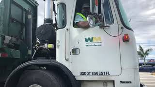 That truck kid J surprises his Waste Management garbage truck driver at the landfill Truck Spotting screenshot 3