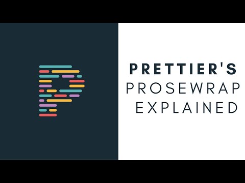 Prettier's proseWrap option