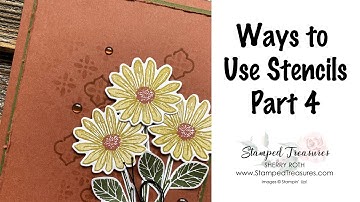 Ways to Use Stencils - Part 4