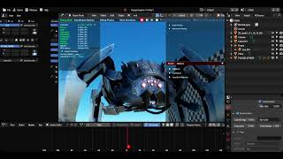 Spider Bot - movement, attack, visual. - Range Engine test
