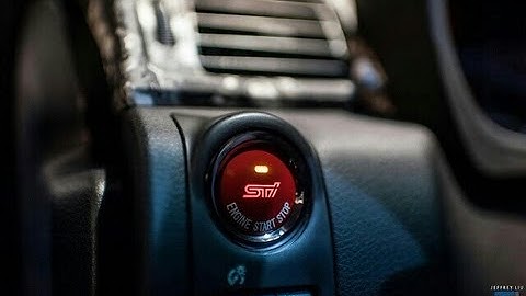 Advanced Keys AK -104B in a 2013 STI Push Button Start.