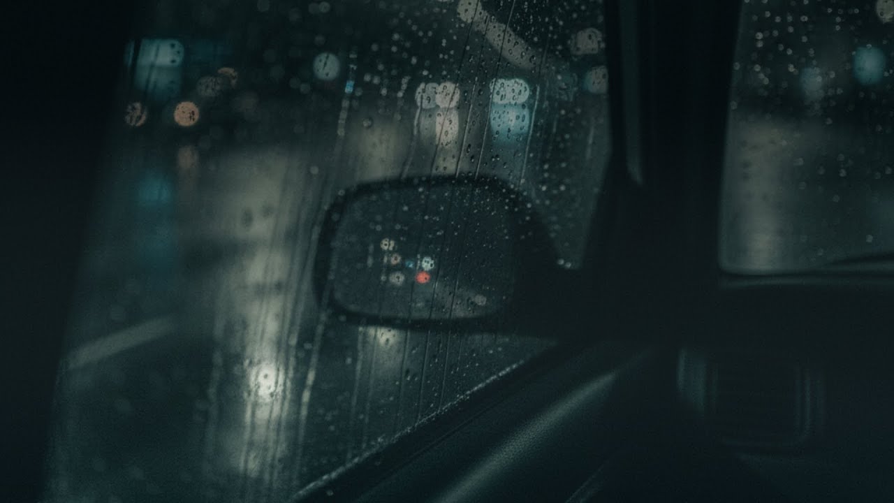 Rain Falling Beyond a Parked Car — 10 Hours Sleep Sounds
