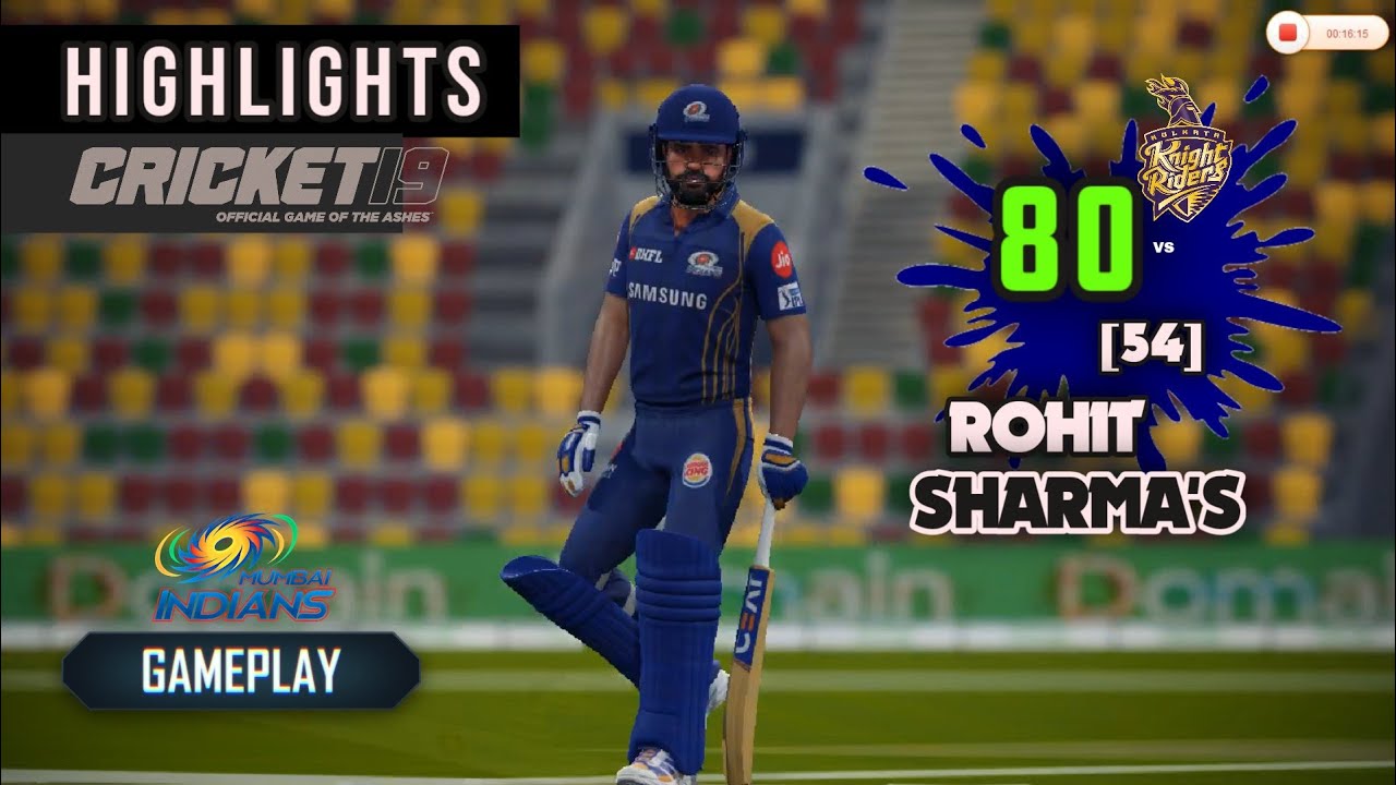 Mi vs Kkr - Rohit Sharma -"80 (54) HIGHLIGHTS || IPL 2020 || MI VS KKR HIGHLIGHTS