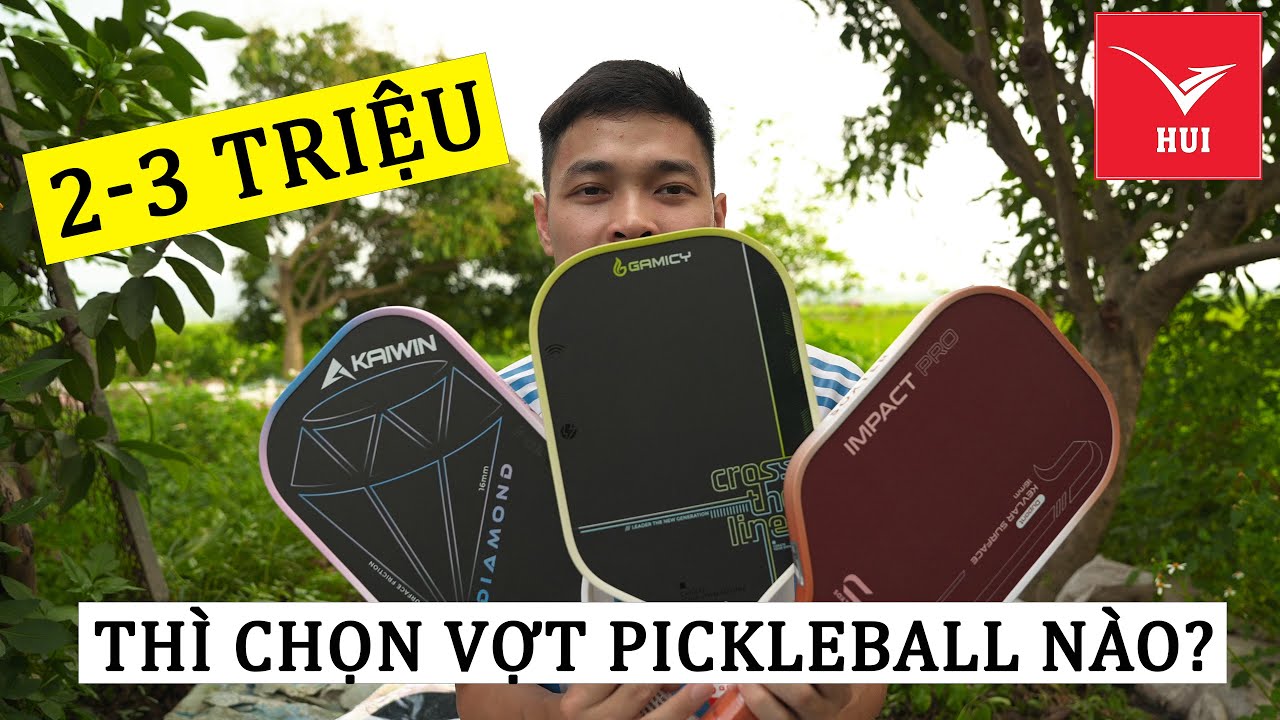 NHỮNG CÂY VỢT PICKLEBALL CHẤT LƯỢNG TRONG TẦM GIÁ 3 TRIỆU VNĐ - QUỐC HÚI SPORT