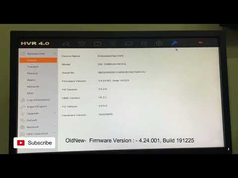 Hikvision DVR IDS 7208HUI M1 FA Firmware update Part 1 I Audio Support for 3K Cameras