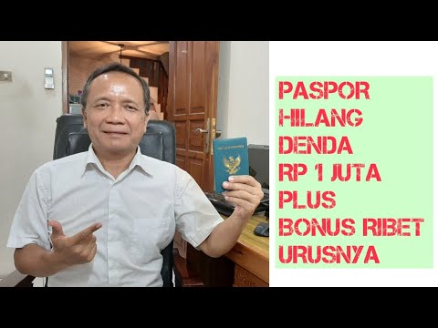 Video: Cara Membayar Denda Kerana Kehilangan Pasport