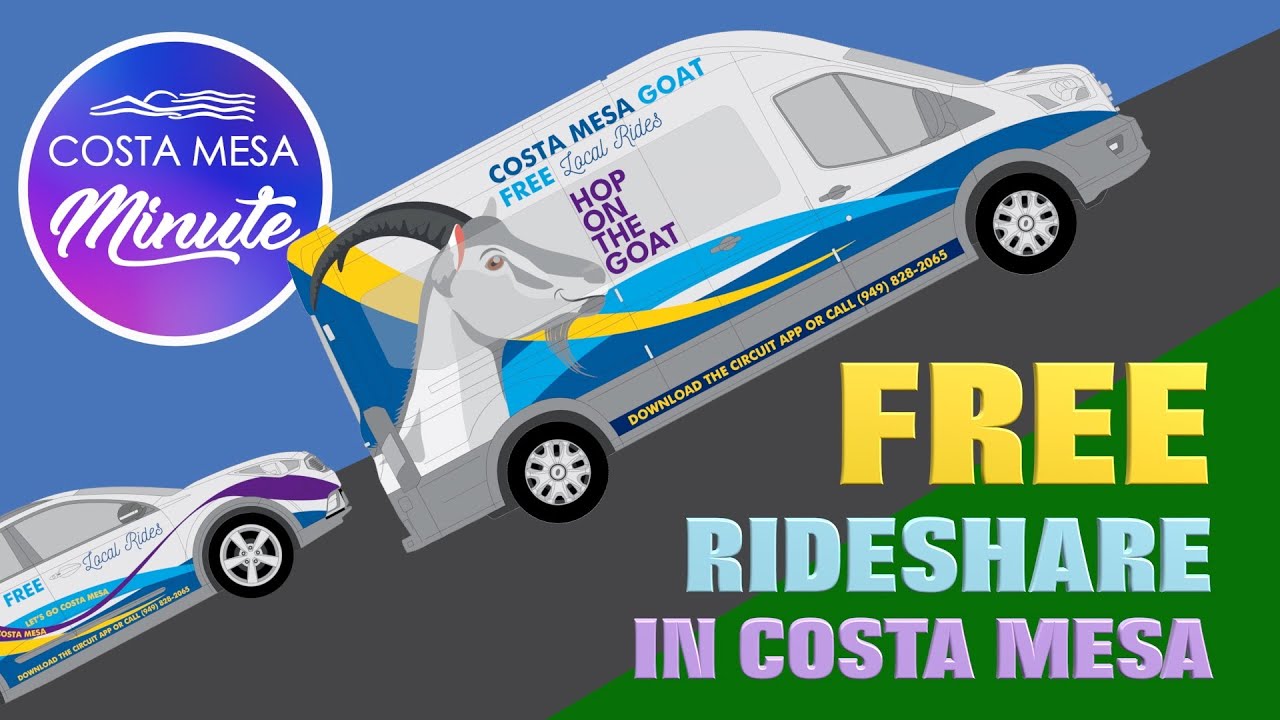 FREE Rideshare Service "Let's Go Costa Mesa"