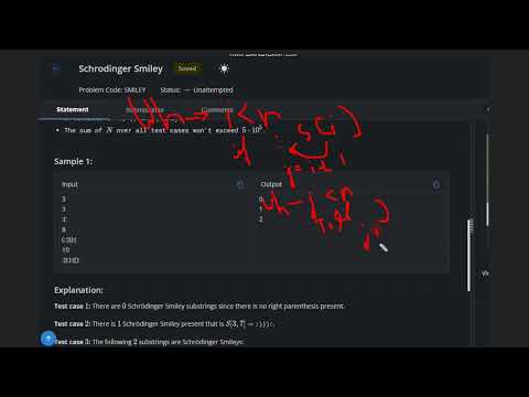 Schrodinger Smiley |  SMILEY| Codechef STARTERS 97 | Full Solution