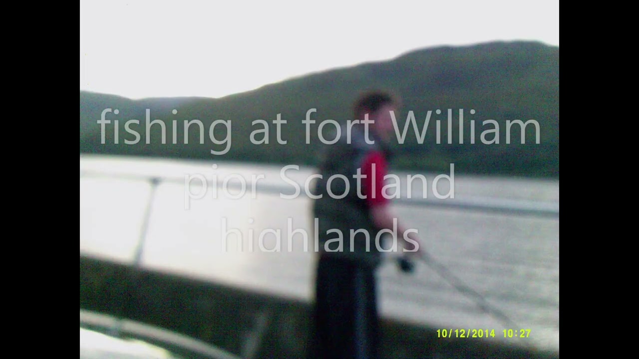 fishing at fort william pior scotland highlands 