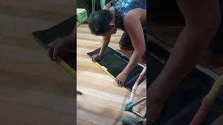 Diy tutorial replacement of old seat canvas of wheelchair by#wheelchairrepair 