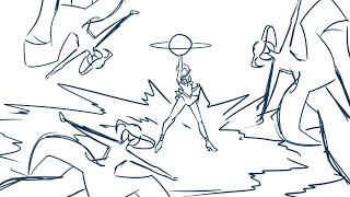 Sailor Uranus Vs Snow Dancers Rough Animation