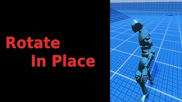 Godot - Advanced Movement System WIP - Rotate In Place