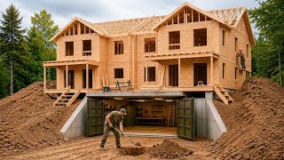 He Builds a Hidden Underground Bunker No One Will Find | Start to Finish by  @Wolfpupfab  ​