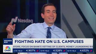 ADL CEO Discusses the Release of ADL’s Campus Antisemitism Report Card on CNBC Squawk Box