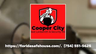 12% OFF LOCK OUT SERVICE LOCKS CHANGE COOPER CITY FL 24 HOUR CALL! ( 754 ) 551 - 5625 FAST