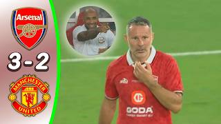 Arsenal Legends - Manchester United Legends 3:2 | All Goals & Highlights | Emmanuel Adebayor Goal screenshot 1