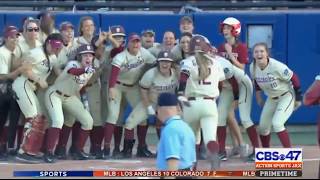 FSU Softball vs UCLA DH WCWS 2018 ASJ Segment