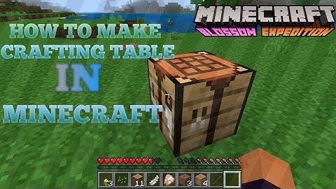 how to make crafting table in Minecraft || Minecraft crafting table kaise banaen || #new video