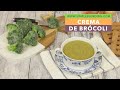 CREMA DE BRÓCOLI | El mejor puré de brécol | Receta con brócoli saludable.