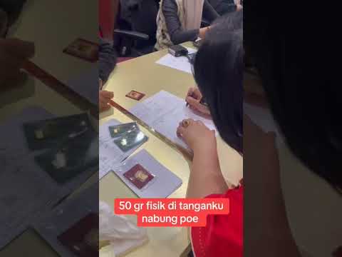 Cetak Fisik 50gr Dari Tabungan Emas POE Public Gold