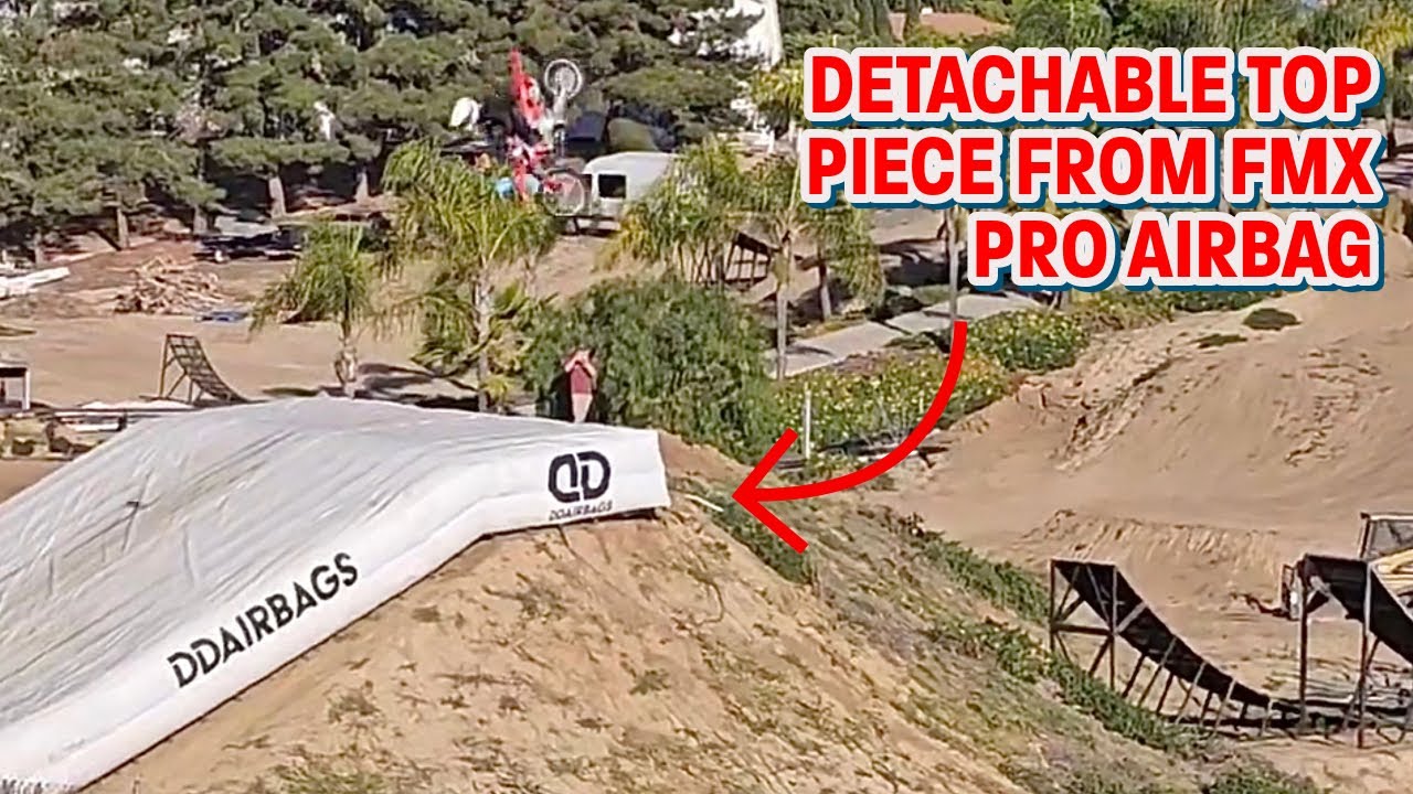 Detachable Top Piece From FMX PRO Airbag (2 Airbags within 1)