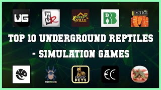 Top 10 Underground Reptiles Android Games screenshot 2