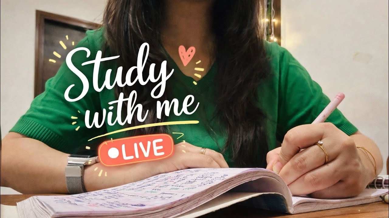LIVE 🔴 Study With Me 🌱 - YouTube