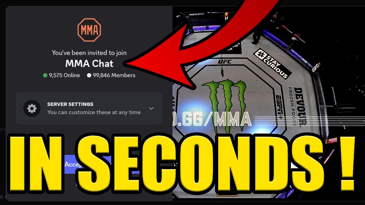 HOW to JOIN MMA DISCORD SERVER PC & MOBILE - YouTube