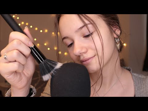 ASMR Deep and Intense Microphone Sounds | Close up | Tongue clicking, brushing, scratching