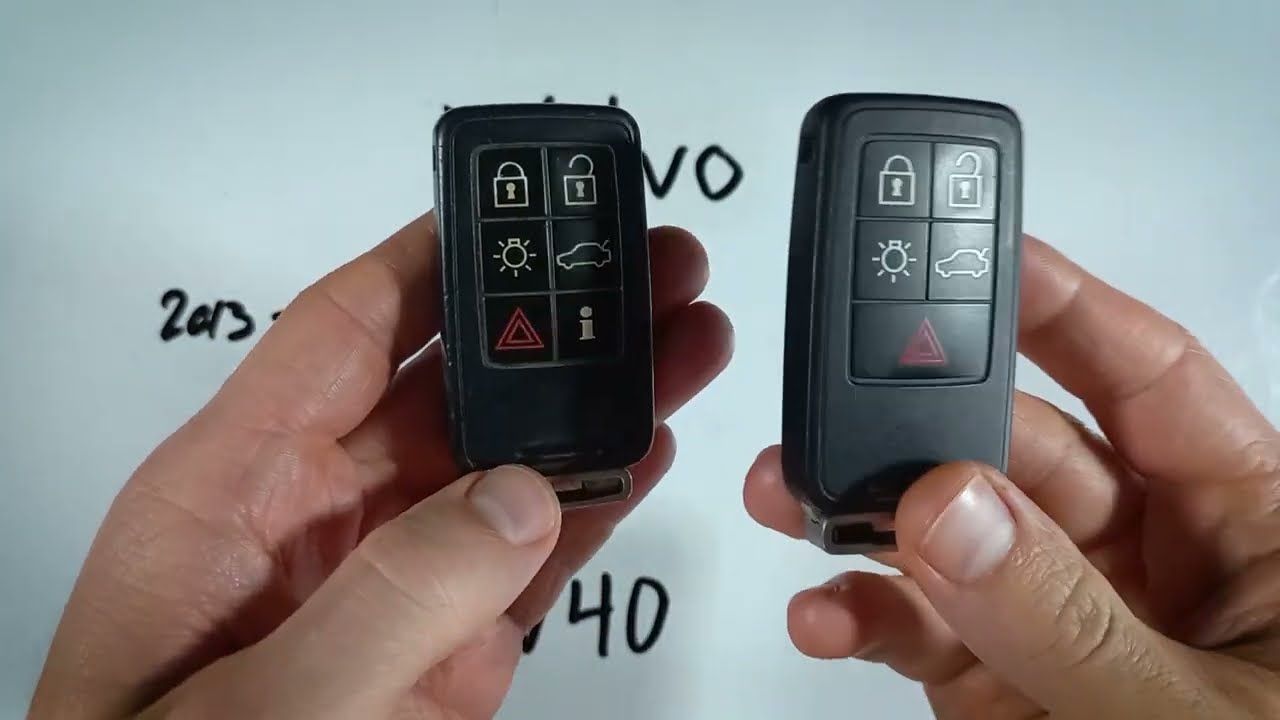 Volvo V40 Key Fob Battery Replacement (2013 - 2016) - YouTube
