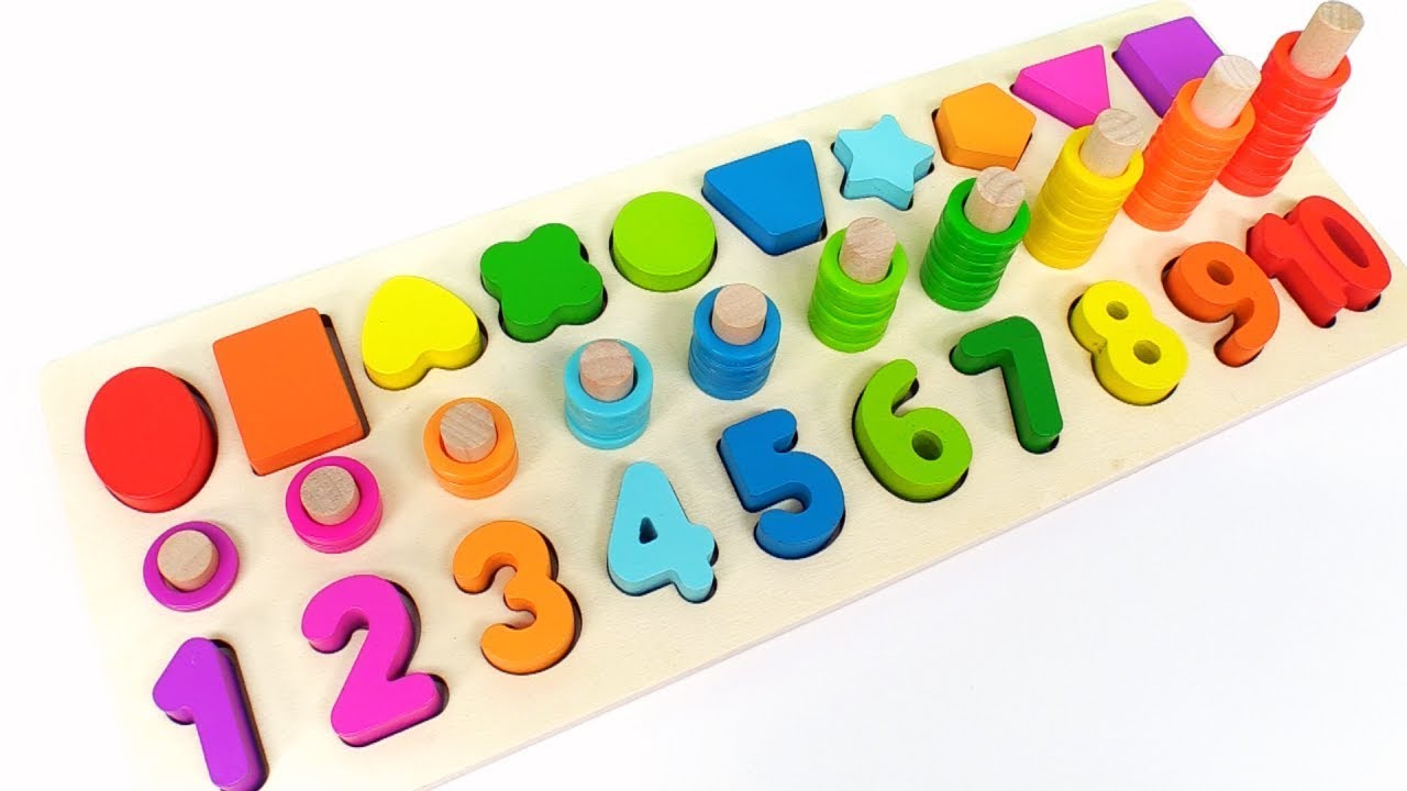 Numbers & Counting Activity Puzzle Toddler Learning - YouTube