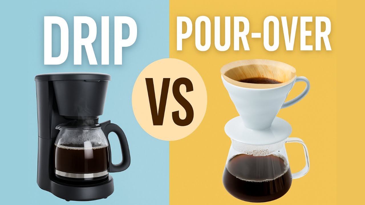 Drip vs Pour-Over Coffee: What’s the Real Difference