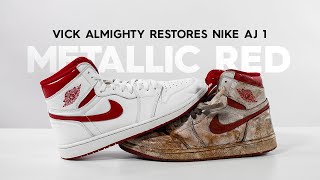 Vick Almighty Restores GRIMY Jordan 1 Metallic With Reshoevn8r