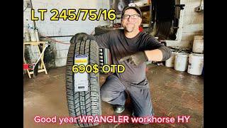 New Goodyear Wrangler review Tire Tech Demo| Goodyear Wrangler Workhorse AT |tire #tires#travel