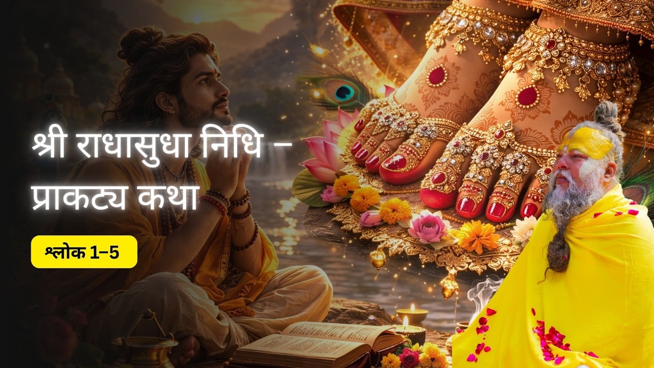 राधासुधा निधि कैसे प्रकट हुई? | श्लोक 1–5 | दिव्य रहस्य