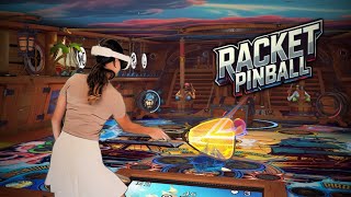 This is great! 🏸 Racket Pinball - Meta Quest and Steam VR game This is great! 🏸 Racket Pinball - Meta Quest and Steam VR game