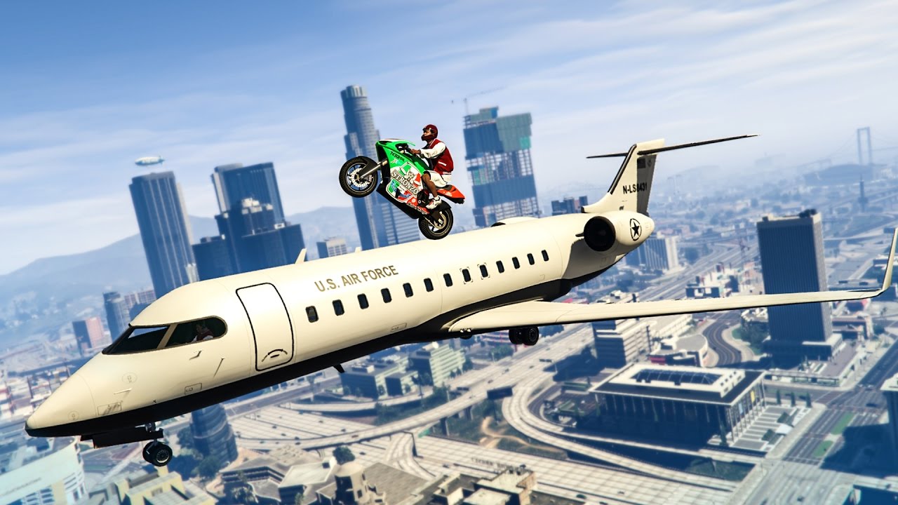 IMPOSSIBLE STUNT RACE! - (GTA 5 Funny Moments)