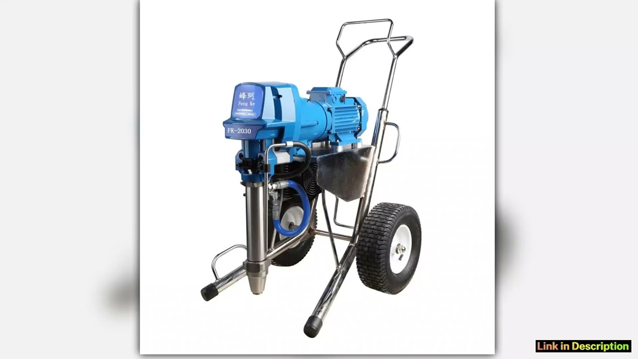 Professional Airless Paint Sprayer 85L 4000W Heavy Duty Putty Plaster Sprayer Painting Machine With